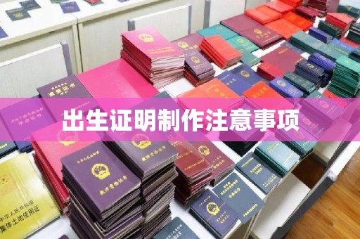 三沙出生证明制作注意事项