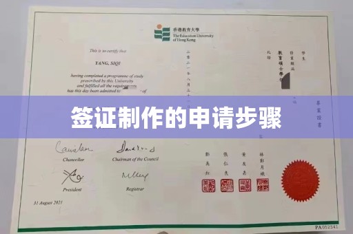 三沙签证制作的申请步骤