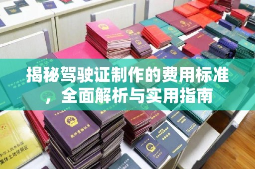 三沙揭秘驾驶证制作的费用标准，全面解析与实用指南