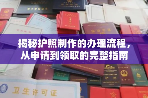 三沙揭秘护照制作的办理流程，从申请到领取的完整指南