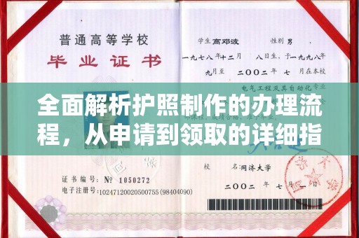 三沙全面解析护照制作的办理流程，从申请到领取的详细指南