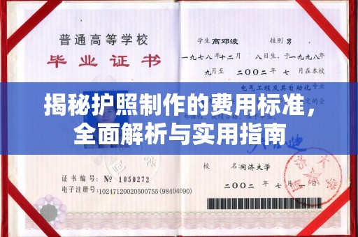 三沙揭秘护照制作的费用标准，全面解析与实用指南