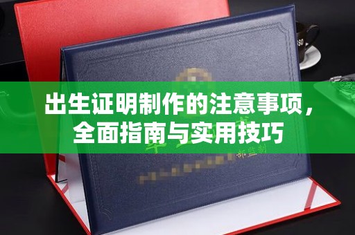 三沙出生证明制作的注意事项，全面指南与实用技巧