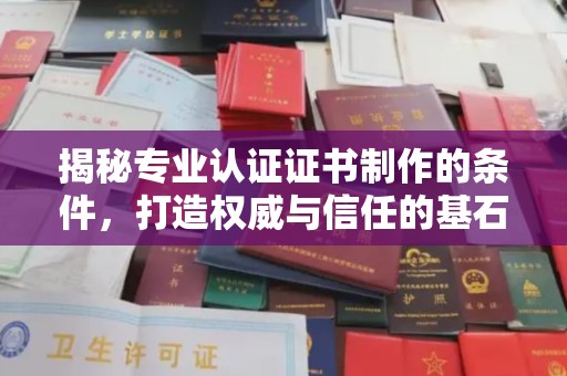 三沙揭秘专业认证证书制作的条件，打造权威与信任的基石