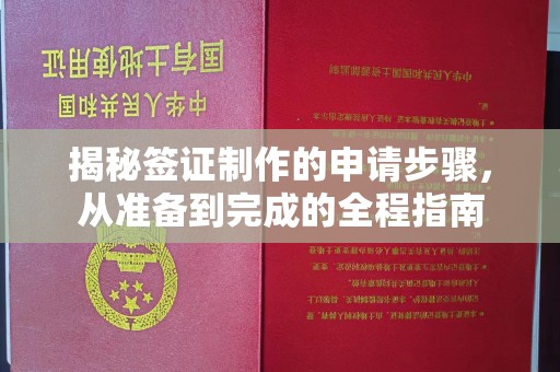 三沙揭秘签证制作的申请步骤，从准备到完成的全程指南