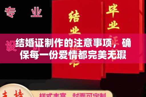 三沙结婚证制作的注意事项，确保每一份爱情都完美无瑕